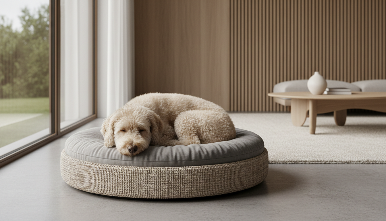 After: Calm, confident dog